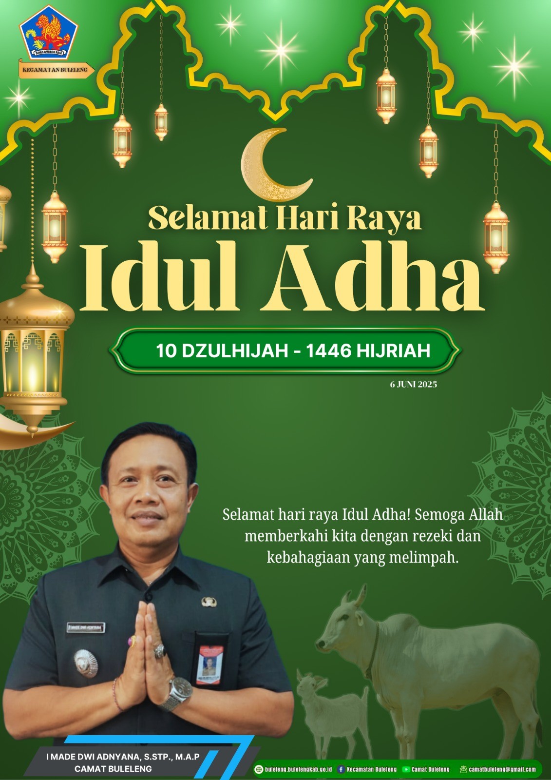 Selamat Hari Raya Idul Adha 1446 Hijriah Tahun 2025