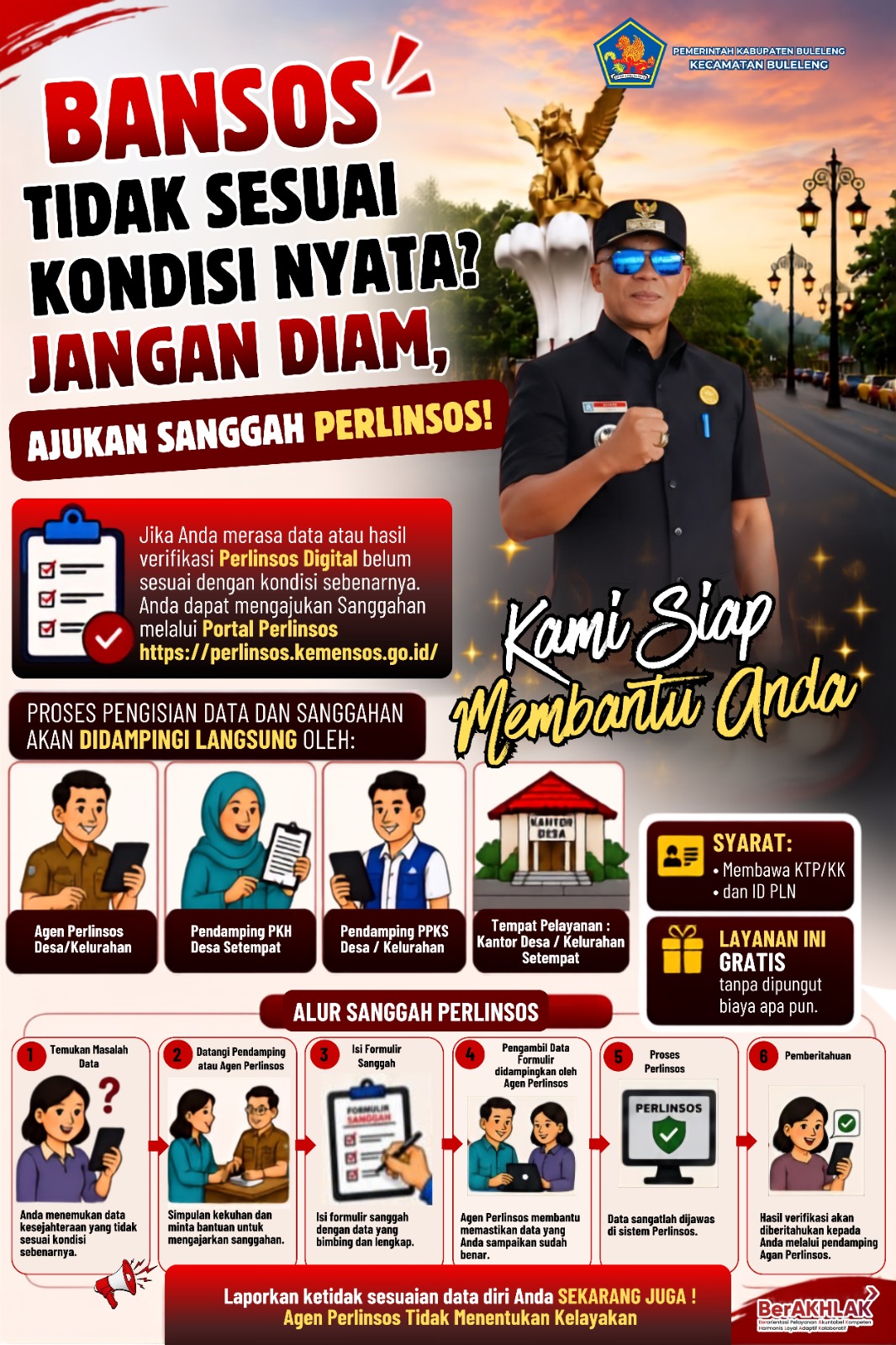 Ajukan Sanggah Perlinsos!