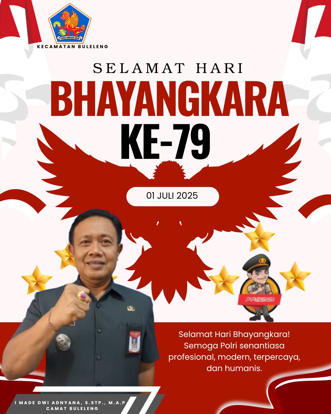 Selamat Hari Bhayangkara Ke-79 Tahun 2025