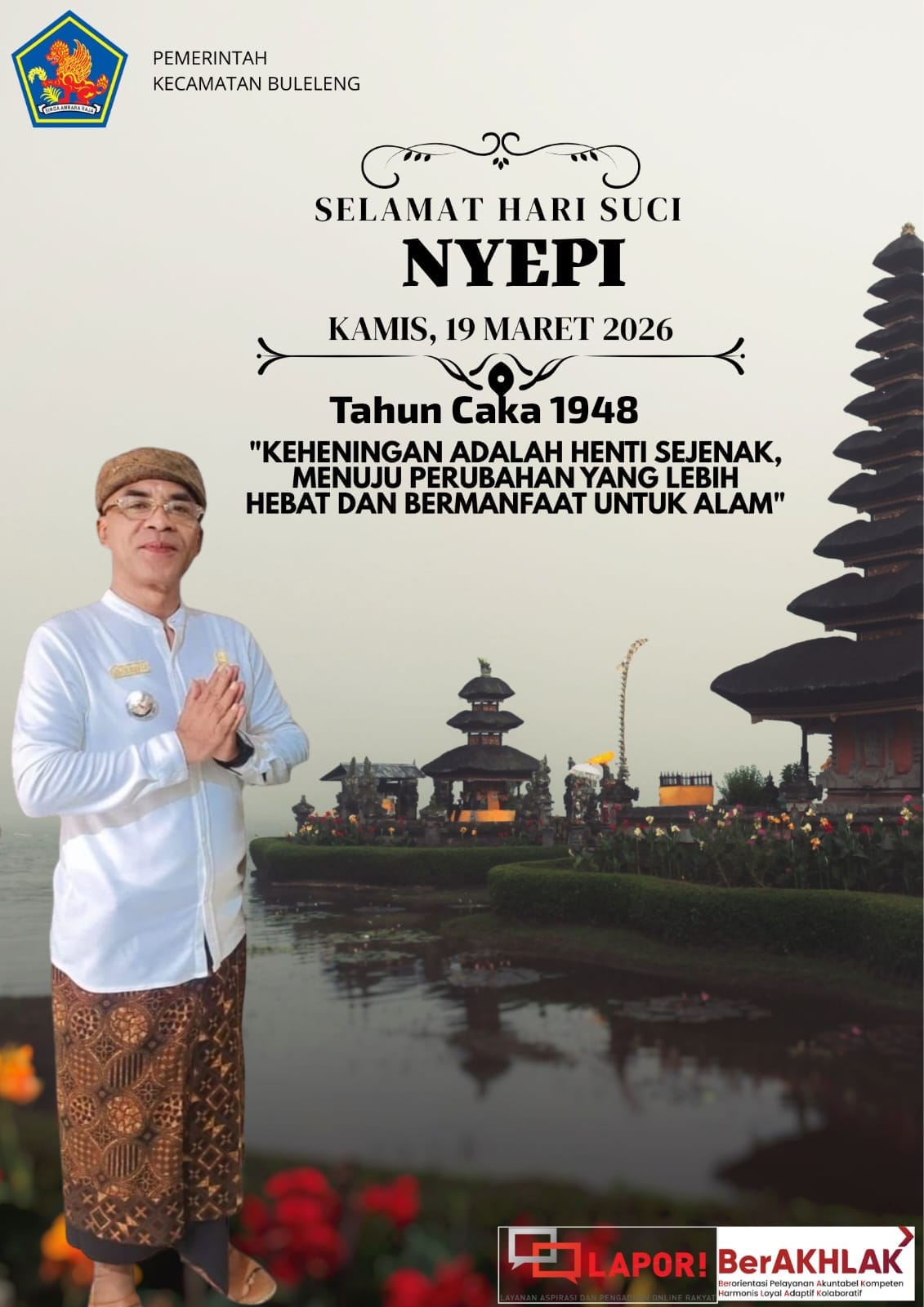 SELAMAT HARI SUCI NYEPI TAHUN CAKA 1948