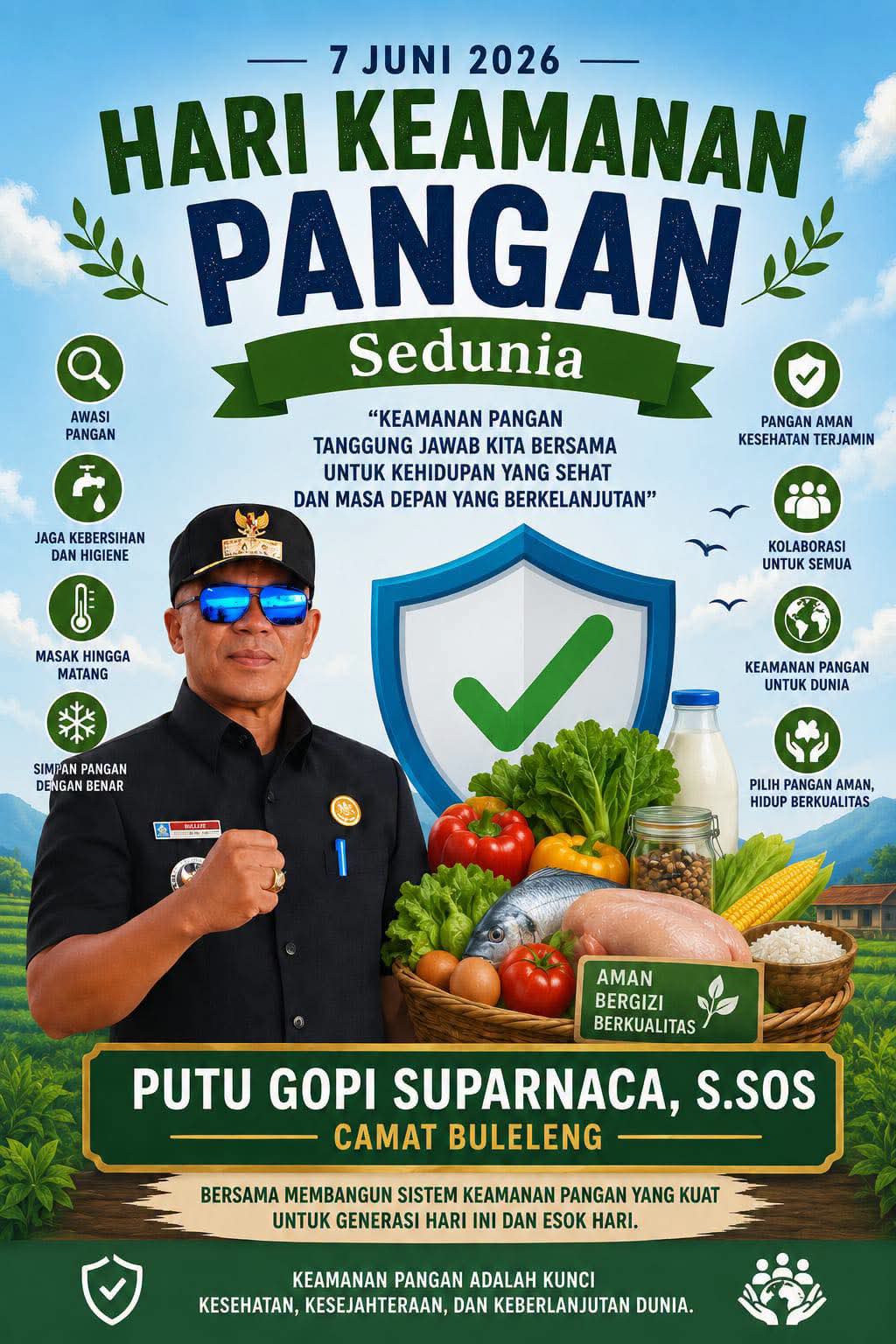 Selamat Hari Keamanan Pangan Sedunia