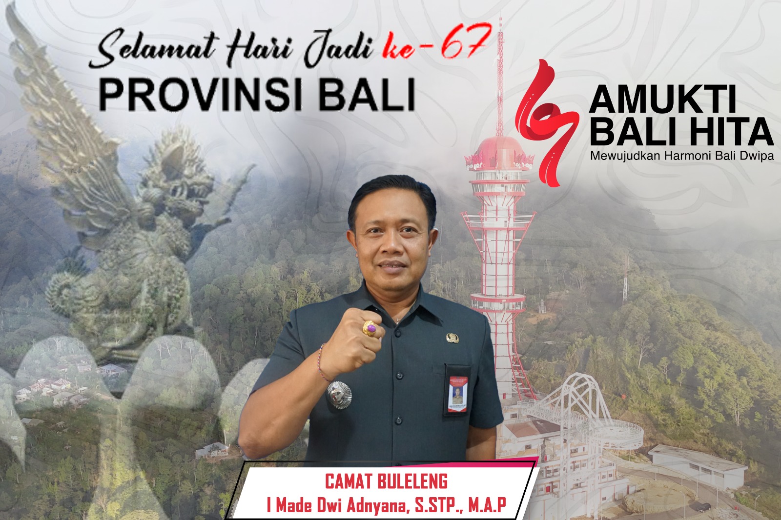 Selamat Hari Jadi ke-67 Provinsi Bali