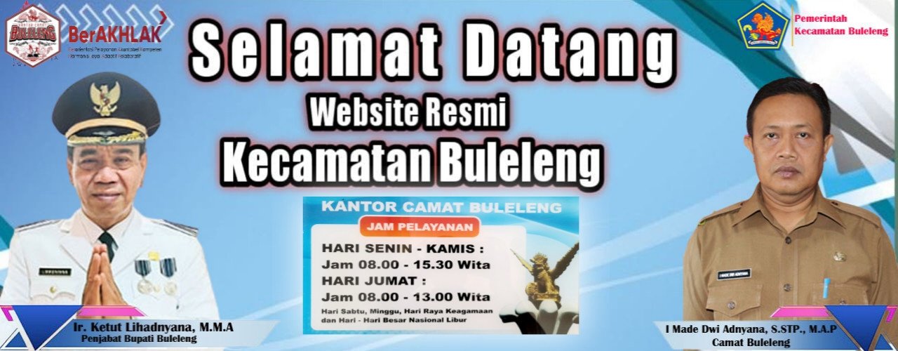 Selamat Datang di Website Resmi Pemerintah Kecamatan Buleleng